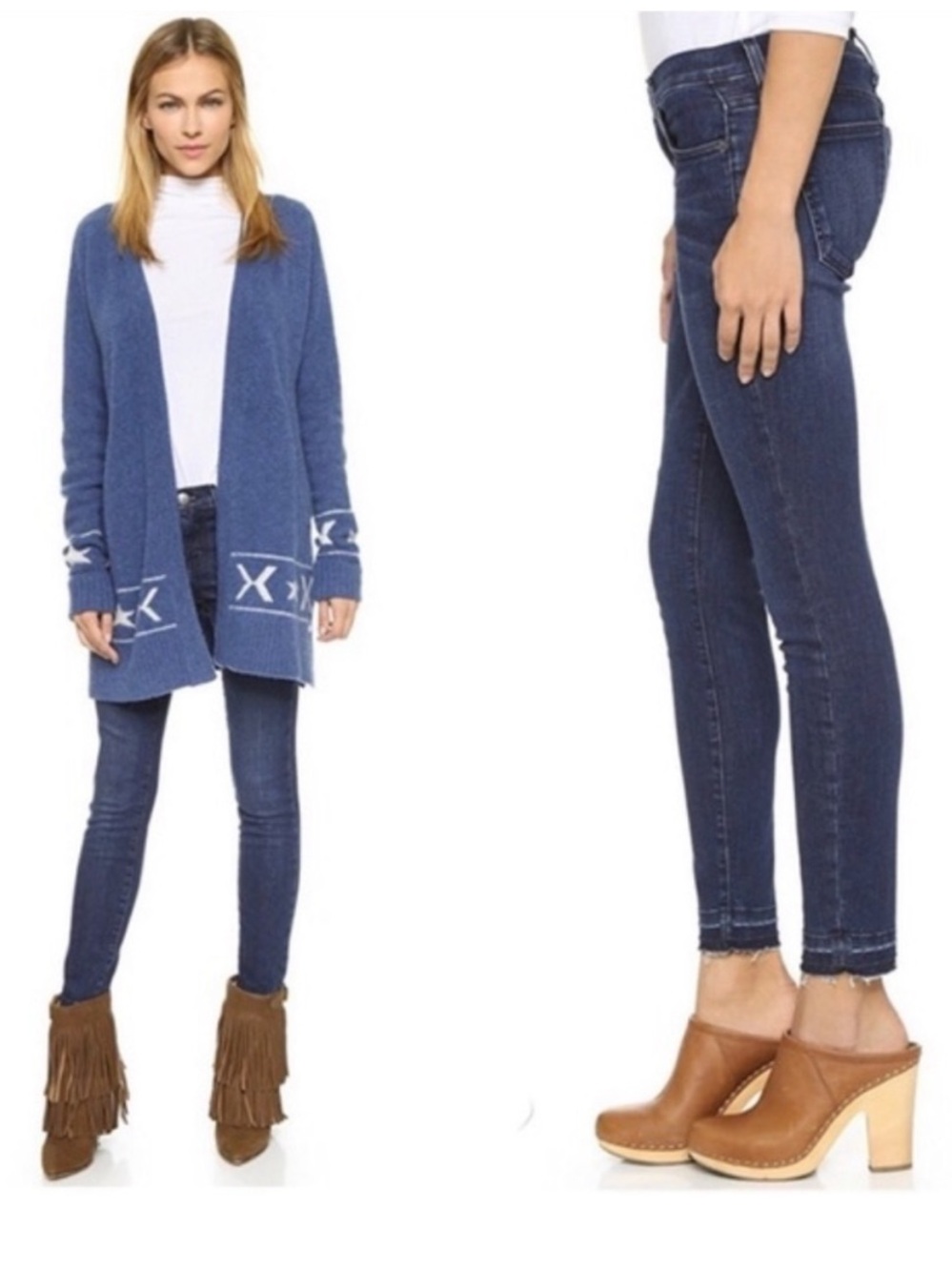 Current Elliot The Stiletto Wallace With Released Hem Denim Jeans Size 25